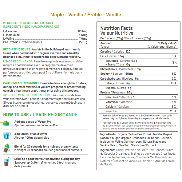 RAW Nutritional Vegan Pro